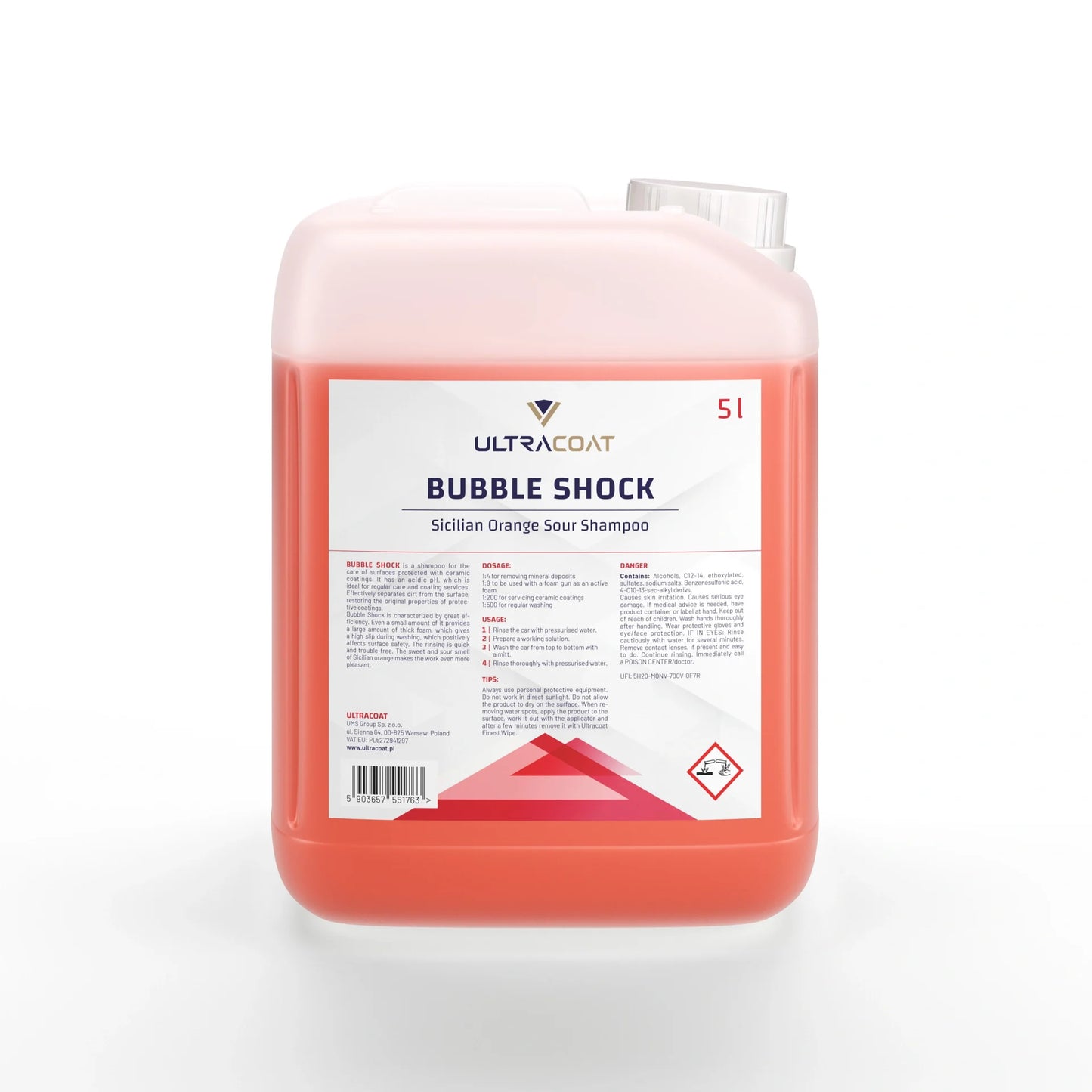 UltraCoat Bubble Shock – Šampon za keramičke premaze