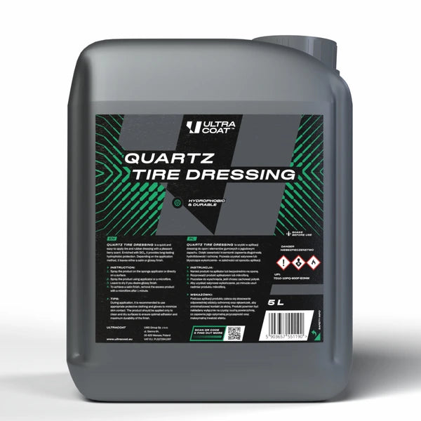 UltraCoat Quartz Tire Dressing – Hidrofobna zaštita i sjaj za gume i plastiku