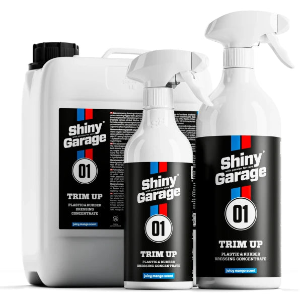 Shiny Garage Trim Up – Dressing za plastiku, gumu, patosnice i gume | Prirodan mat izgled i dugotrajna zaštita