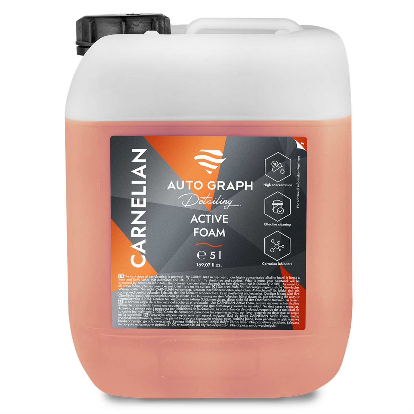 CARNELIAN Active Foam – Aktivna Pena za Pretpranje Automobila
