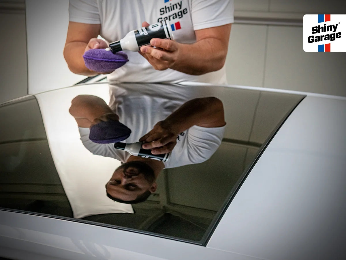 Shiny Garage Glass Polish Pro – Pasta za poliranje stakla sa cerijum oksidom | Uklanjac kamenac, vodene fleke i sitne ogrebotine