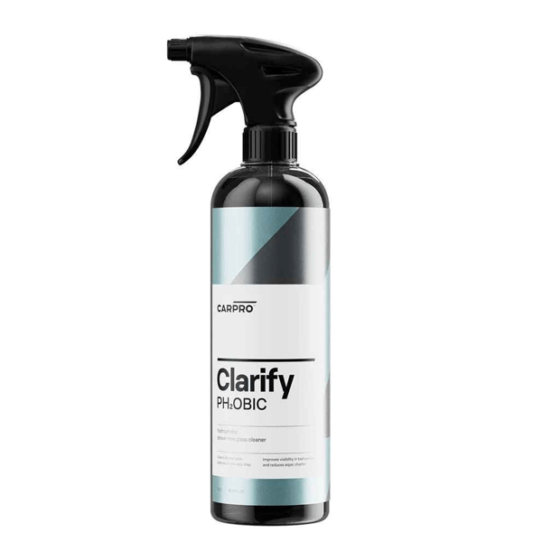 CarPro Clarify Phobic Glass Cleaner 500ml – Čistač stakla sa hidrofobnom zaštitom