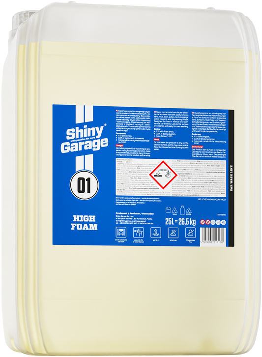 Car Wash line High Foam Shiny Garage - Aktivna pena High Foam 25lit