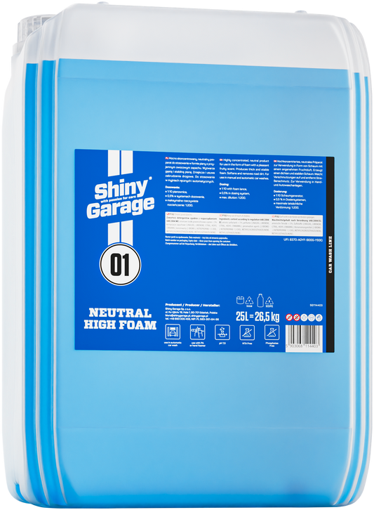 Car Wash Line Neutral High Foam Shiny Garage - Neutralna aktivna pena 25L