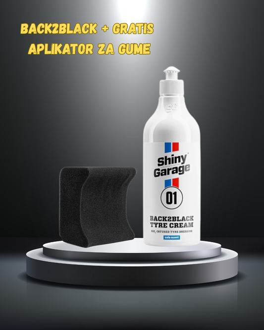 Back2Black Polimerni dresing za gume + GRATIS Aplikator