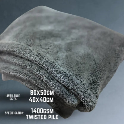 👑 Royal Dryness 1400 GSM – Vrhunski mikrofiber peskir za susenje automobila 80x50