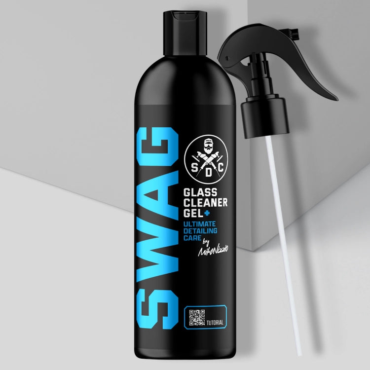 Swag GLASS CLEANER GEL+ V.2 500 ml – NAJSNAZNIJI Profesionalni gel za čišćenje stakala i sjajnih plastika ✨